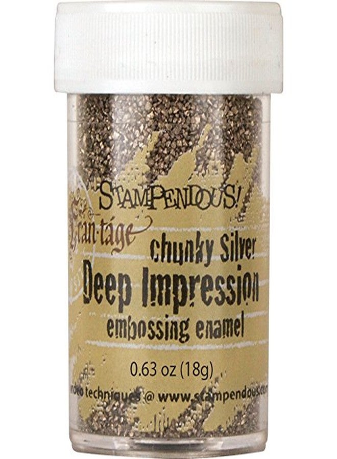 STAMPENDOUS Chunky Embossing Enamel, Silver